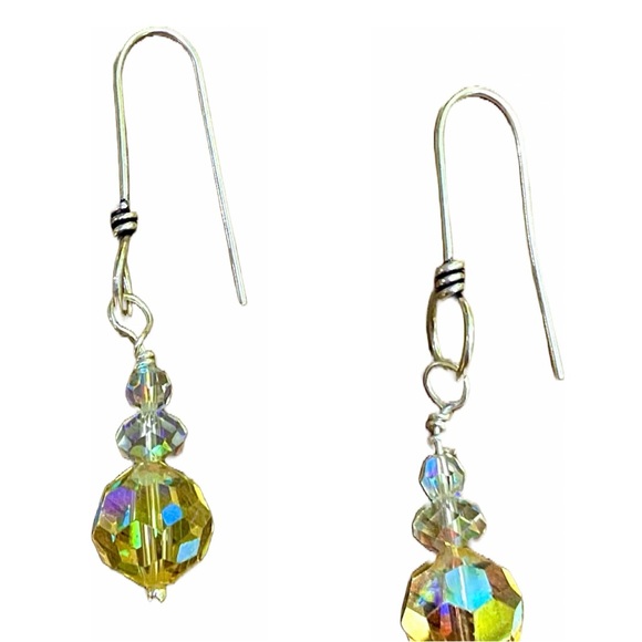 Swarovski Crystal Earrings. Very high quality. Hand wired. These are gorgeous - Picture 5 of 6